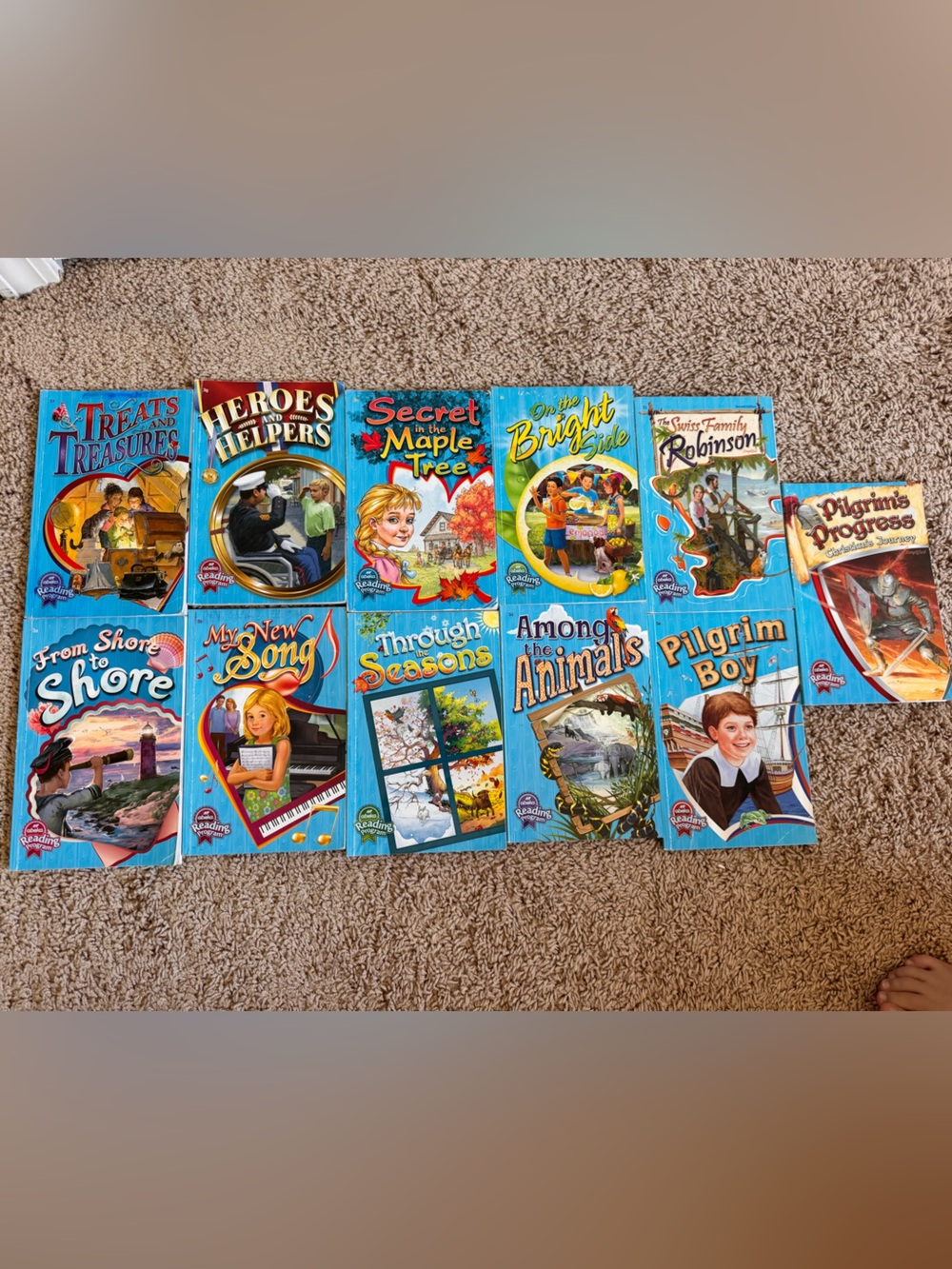 3rd Grade Abeka Reading Books Young Readers Blue Chapter Book Collection